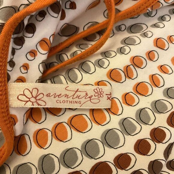 Aventura Clothing Co Golden Orange Pebbles Tank, NWT. Sustainable Clothing - Picture 12 of 14